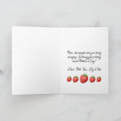 Niedlich Rosa Liebe Berry Much Mother Day Karte (Innenseite)