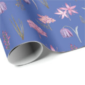 Niedlich rosa Lila Blumenzwiebeln Girl Duft Gesche Geschenkpapier (Rolleneckpunkt)