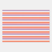 Niedlich rosa Lila Monster Mixed Halloween Pattern Geschenkpapier Set (Vorderseite 2)