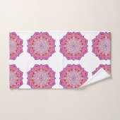 niedlich rosa mandala Badetuch Set (Handtuch)