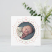 Niedlich-rosa-Minimalistische Kalligrafie (Stehend Vorderseite)