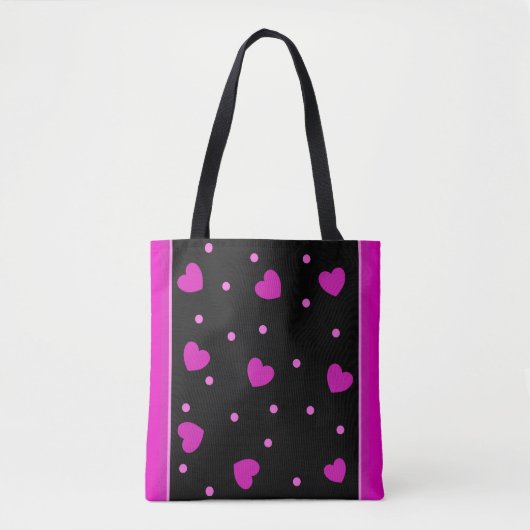 Niedlich rosa modernes Design Tasche (Vorderseite)