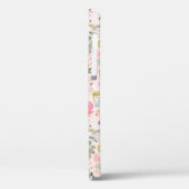 Niedlich rosa Monogramm Name personalisiert gurt Case-Mate iPhone Hülle (Rückseite / Links)