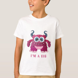 Niedlich rosa Monster T-Shirt