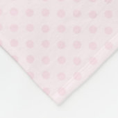 Niedlich rosa Ohr Fleecedecke (Ecke)