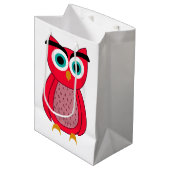 Niedlich rosa Ohr Mittlere Geschenktüte (Vorderseite Schrägansicht)