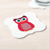 Niedlich rosa Ohr Untersetzer (angewinkelt)