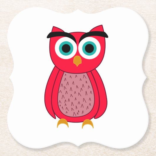 Niedlich rosa Ohr Untersetzer (Vorderseite)