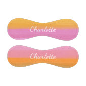 Niedlich Rosa Orange Abstrakte Farbe Personalisier Baseball (Paneele)