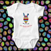 Niedlich rosa Ostereier Baby Strampler