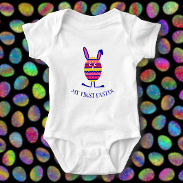 Niedlich rosa Ostereier Baby Strampler