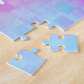 Niedlich rosa Pasta Abstrakt Wasserfarbe Personali Puzzle (Seite)