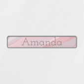 Niedlich rosa Pastellfarbene Bezeichnung des Farbv Etiketten (Design 1)