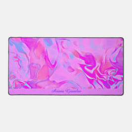 Niedlich rosa Personalisiert für Desktop Schreibtischunterlage