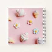 Niedlich-rosa-Personalisiert-Kid-Skizze Notizblock (Rückseite)