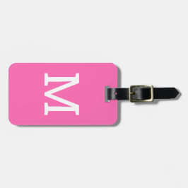 Niedlich rosa Personalisierte erste Gepäckmarke Gepäckanhänger