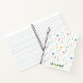 Niedlich rosa Personalisierte Monogramm Notizblock (Innenseite)