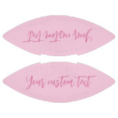 Niedlich rosa personalisierter, benutzerdefinierte football (Paneele)