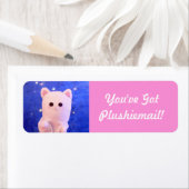 Niedlich rosa Personalisiertes Foto Moderne Post (Insitu)