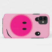 Niedlich rosa Pig Case-Mate iPhone Hülle (Rückseite (Horizontal))