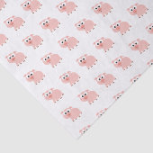 Niedlich rosa Pig Seidenpapier (Ausschnitt)