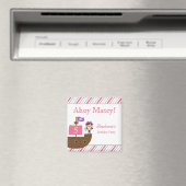 Niedlich-rosa-Piratenmagnete Magnet (In Situ (Geschirrspüler))