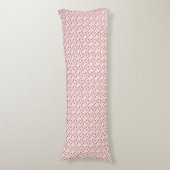 Niedlich rosa Polka Dot Tinte Drop Seitenschläferkissen (Vorderseite Vertikal)