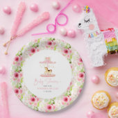 Niedlich rosa Pony Carousel Pappteller (Party)