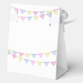 Niedlich-rosa Popcicle Bow Ice Cream Baby Dusche Geschenkschachtel (Rückseite)