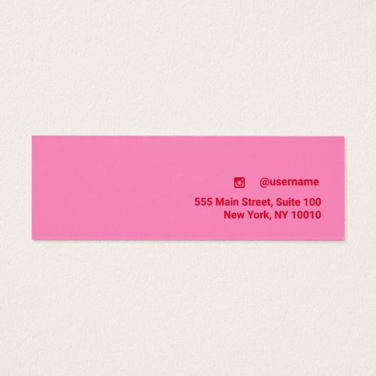 Niedlich rosa Retro Stud Earring Juwelier Display  (Rückseite)