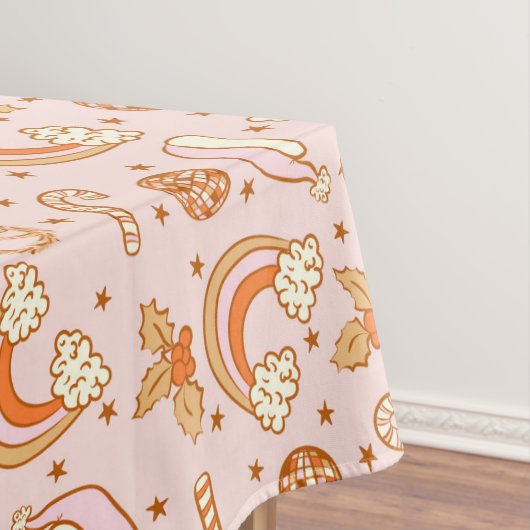 Niedlich Rosa Retro Tischdecke (Beispiel)