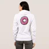 Niedlich-rosa Retrosprinklen Hoodie (Schwarz voll)