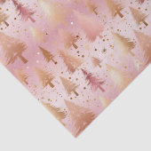 Niedlich rosa Rose Gold Treppen Festivals Muster Seidenpapier (Detail)