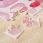 Niedlich rosa rote Flecken Nahtlos Puzzle (Seite)