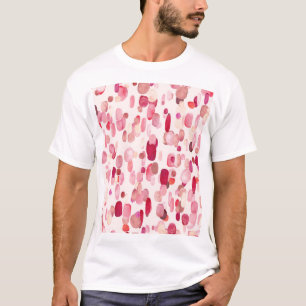 Niedlich rosa rote Flecken Nahtlos T-Shirt