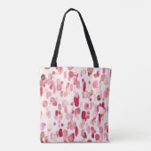Niedlich rosa rote Flecken Nahtlos Tasche (Rückseite)
