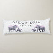 Niedlich rosa Schlafzimmer oder Kinderzimmer Seitenschläferkissen (Rückseite)