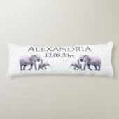 Niedlich rosa Schlafzimmer oder Kinderzimmer Seitenschläferkissen (Vorderseite)