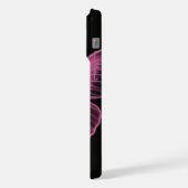 niedlich-rosa-Schmetterling iPhone15 pro max. Gehä iPhone Hülle (Linke Seite)