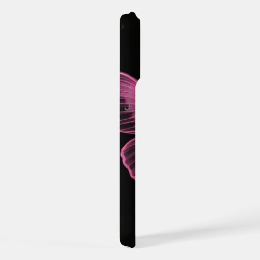 niedlich-rosa-Schmetterling iPhone15 pro max. Gehä iPhone Hülle (Rechte Seite)