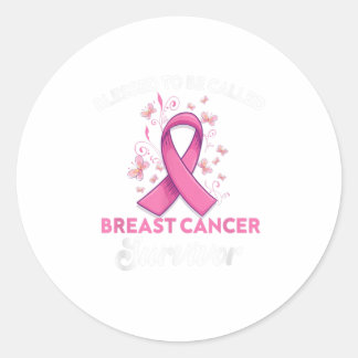 Niedlich rosa Schmetterling zur Unterstützung von Runder Aufkleber