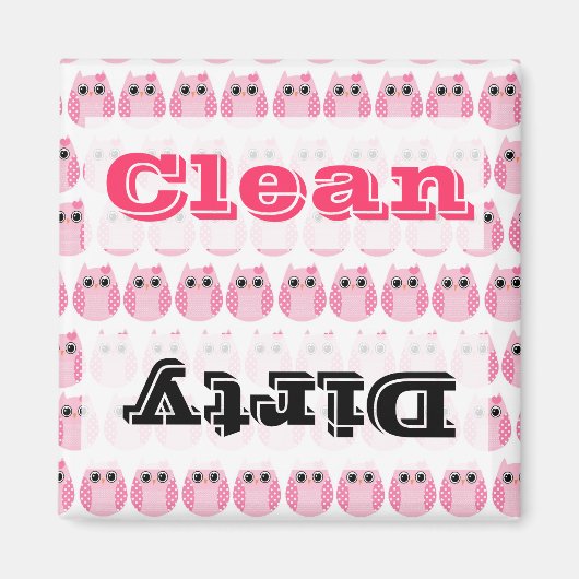 Niedlich rosa Schüsseln Kücheneinrichtung Zubehör Magnet (Vorne)