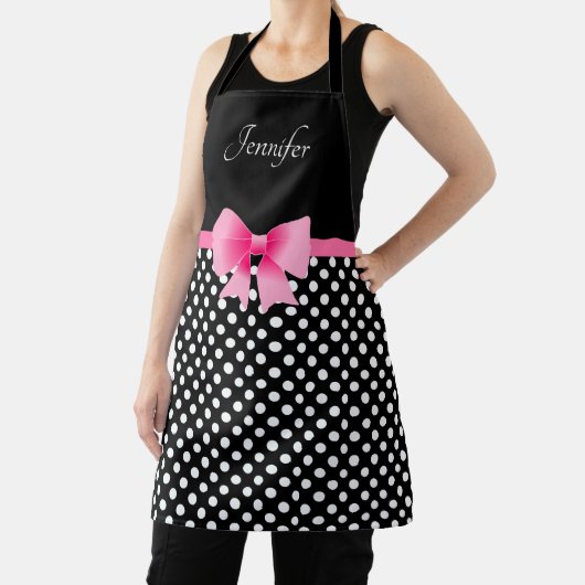 Niedlich rosa, schwarz und weiß schürze (InSitu)