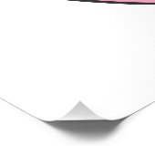 Niedlich rosa Siegel Poster (Ecke)