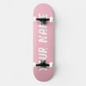 Niedlich rosa skateboard (Vorderseite)