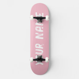 Niedlich rosa skateboard
