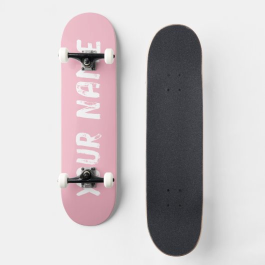 Niedlich rosa skateboard (Vorderseite)