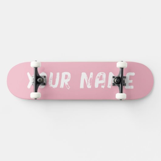 Niedlich rosa skateboard (Horizontal)
