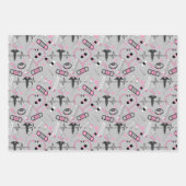 Niedlich-Rosa-Stethoskop| Doctor EKG Pattern Geschenkpapier Set (Vorderseite 2)