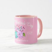 niedlich rosa Valentine Tasse (VorderseiteRechts)
